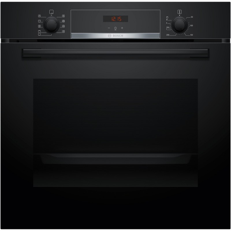 Bosch HBA514BB3, Serie 4, Einbau-Backofen, 60 x 60 cm, Schwarz